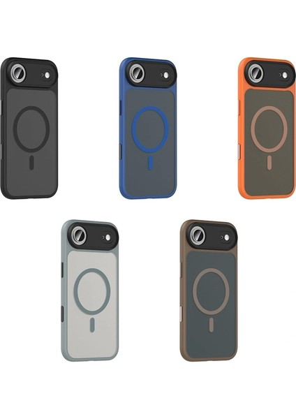 Apple iPhone 17 Air Kılıf Mat Arka Yüzey Wireless Şarj Özellikli Redclick Flet M-Safe Kapak indirimleri