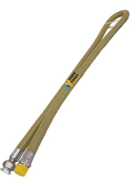 Ocak Fırın Gaz Doğalgaz Bağlantı Fleksi 150 cm Yeni Tip Flex Örgülü Hortumu Flexi