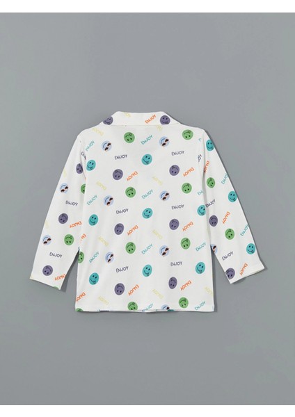 Lcw Kids Ekru Resort Yaka Erkek Çocuk Pijama Takım fırsatları