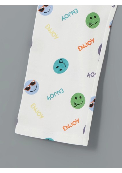 Lcw Kids Ekru Resort Yaka Erkek Çocuk Pijama Takım