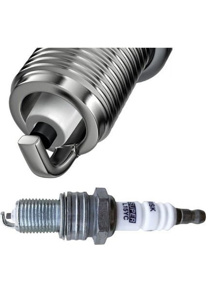 48 Brısk L15YC 1313X4 - Buji L15YC Tek Tırnak ( 4 Lü Set ) Karbüratörlü Samara 1.1-1.5 Niva 1600 R9 R11 M131 Doğan Kartal Şahin