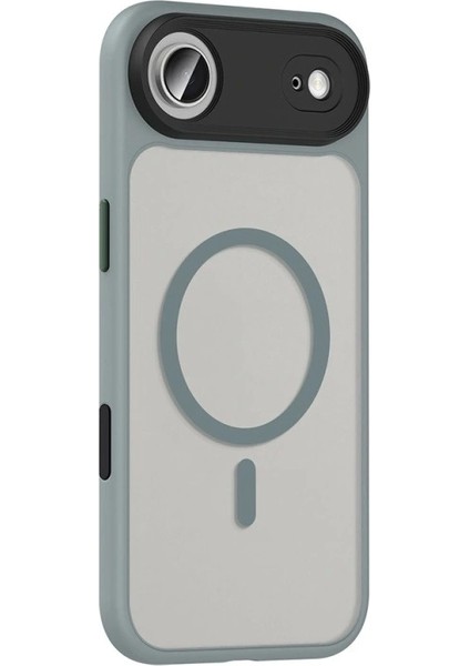 Apple iPhone 17 Air Kılıf Mat Arka Yüzey Wireless Şarj Özellikli Redclick Flet M-Safe Kapak fiyatları