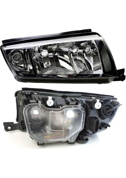 25 6Y1941016PMX - Far Komple Sağ ( Içi Siyah )+Motor Fabıa 00-08