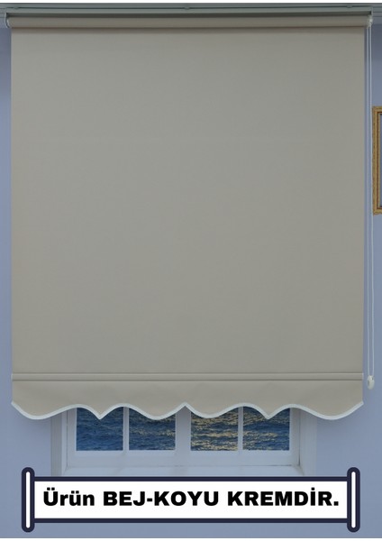 Kalın Keten Stor Zebra Güneşlik Perde (Etekli) – Alüminyum Kasa & Boru, Ithal Kumaş