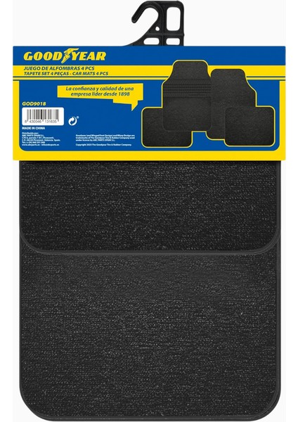 GOD9018 4 Parça Oto Paspas Takımı, Siyah, Kaymaz & Dayanıklı modelleri
