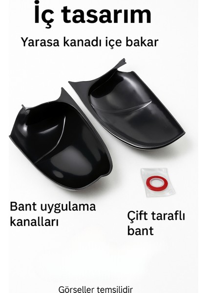Ford Ranger T6 2019 Araca Özel Batman/yarasa Ayna Kapağı – Piano Black (Parlak Siyah) | Trobus fiyatları