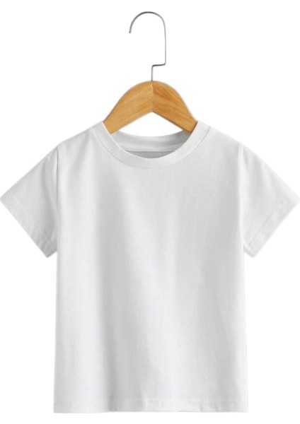 Çocuk Beyaz T-Shirt
