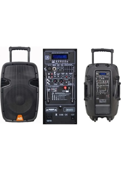 Audıo PAQ-15AB 300 Watt Taşınabilir Şarjlı Amfi