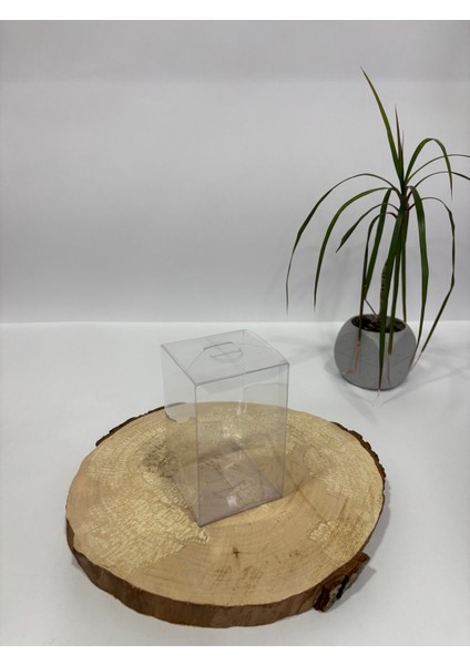 6X6X10 Şeffaf Asetat Kutu [40 Adet Demonte ]