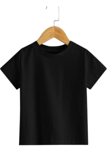 Çocuk Siyah T-Shirt
