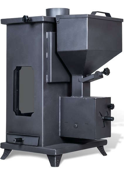 Eti-K6 Küçük Tarafı Camlı Fırınsız Odun ve Pelet Yakan Şömine Tipi Soba fırsatları