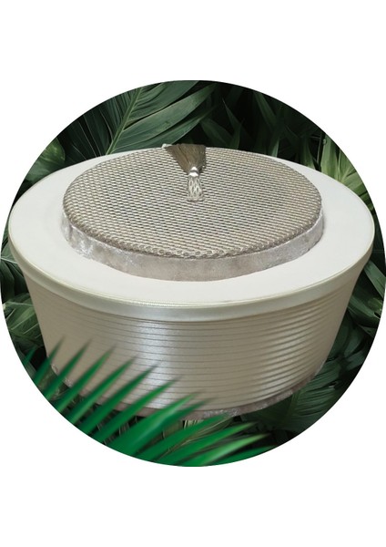 Krem Fileli Sarık,imam Sarığı,cami Sarığı,fileli Fes,cami Malzemeleri S234