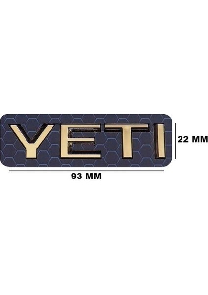 25 Mtj 8989 - Yazı (Yetı ) Arka Krom Yeti 14-18