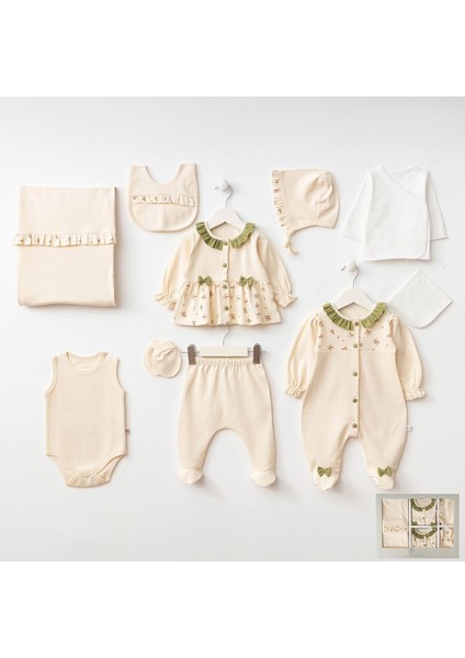 Kız Bebek Minizeyn 0-3 Ay Çıtır Çiçek 10 Lu Set
