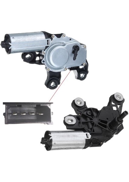 25 1J6955711FX - Silgi Motoru Arka Fabıa 00-08 Bora 99-05 Golf 98-06 Passat 03-05 Leon 00-06 Toledo 99-04 A3 01-07