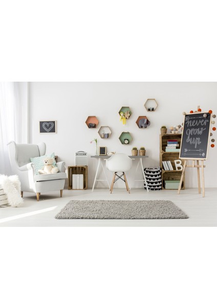 Comfort 1006 Gri - Yumuşak Dokulu Hav Toz Yapmayan Modern Pofuduk Shaggy Halı indirimleri