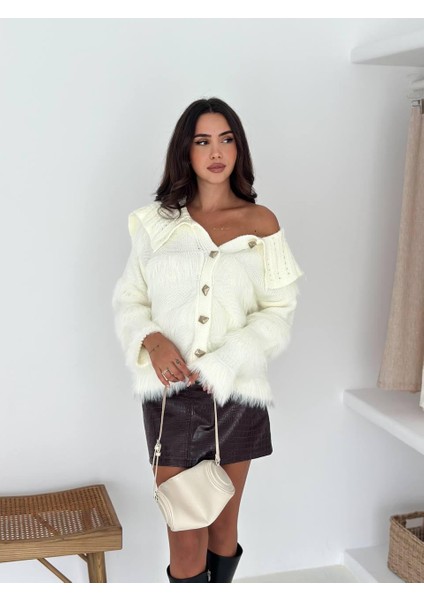 Bebe Yaka Triko Hırka