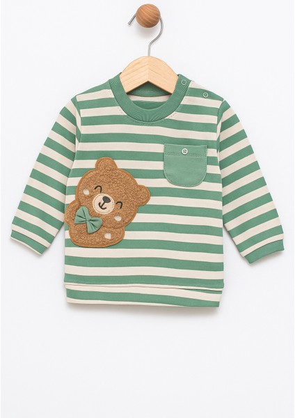 Ayıcık Nakışlı Bebe Pijama Takımı fiyatları