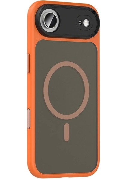 Apple iPhone 17 Air Kılıf Mat Arka Yüzey Wireless Şarj Özellikli Redclick Flet M-Safe Kapak fiyatları