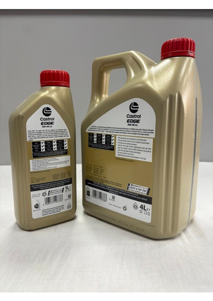 Edge 5W-30 Ll ( 4l+ 1l ) Motor Yağı (Üretim Tarihi 2025) fiyatları