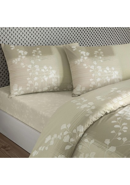 Yeni Sezon Ranforce Çift Kişilik Nevresim Takımı Ilra Bej modelleri