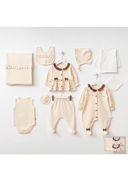 Kız Bebek Minizeyn 0-3 Ay Çıtır Çiçek 10 Lu Set