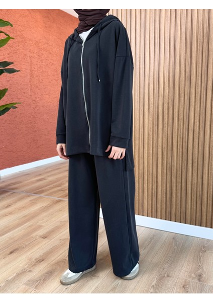 Kadın Oysho Kumaş Takım-Antrasit