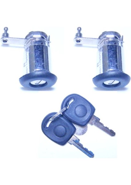 24 6U0837061X - Kapı Kilidi Anahtarlı Dış Sağ Sol Takım Felicia 95-01