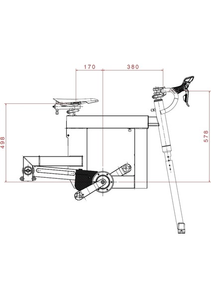 Square Smart Frame - Indoor Bike - Black fiyatları
