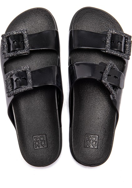 Partner New Kadın Terlik Parlak Siyah 35/42 fırsatları