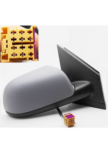 25 6Y1857502ADXXX - Ayna Dış Dikiz Komple Sağ Küçük Elektrikli+Isıtıcılı Uzun Kablolu Fabıa 00-04