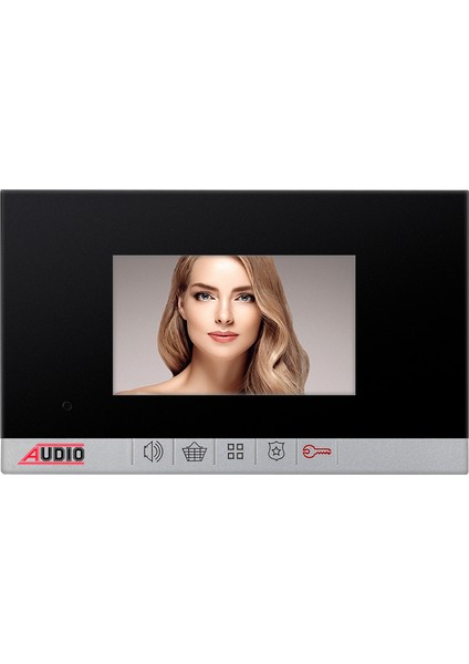 Audıo 001183 Set Bus Plus 4.3" Görüntülü Diafon Bus Plus Mekanik Butonlu Handsfree Beyaz