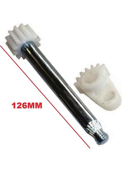 24 097858043 - Silgi Motor Dişlisi Arka SET(2035)(DİŞLİ Takılı Mil BOY:126MM) Felicia 95-01