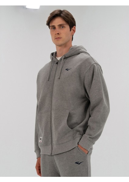 Heritage Champions Gri Unisex Full Zip Sweatshirt fiyatları