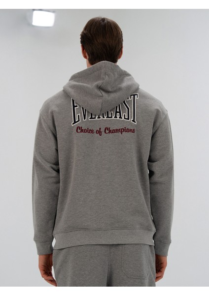 Heritage Champions Gri Unisex Full Zip Sweatshirt modelleri