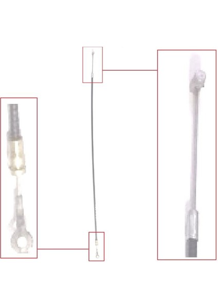 23 115988591 - Kapı Iç Açma Teli Arka (638486) Favorıt Forman 88-95