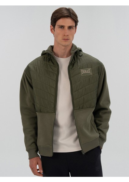 Boxing Club 2.0 Full Zip Haki Erkek Kalın Sweatshirt fiyatları