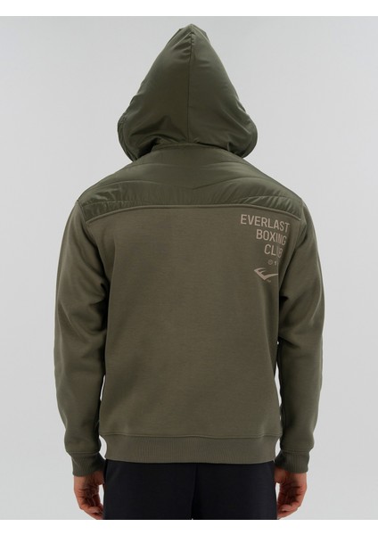 Boxing Club 2.0 Full Zip Haki Erkek Kalın Sweatshirt fırsatları