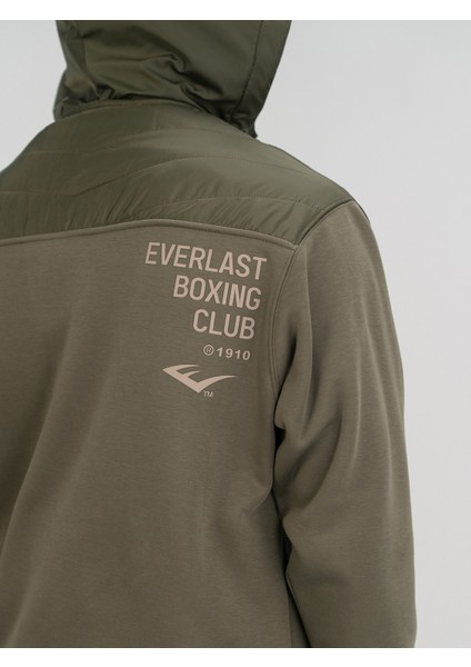 Boxing Club 2.0 Full Zip Haki Erkek Kalın Sweatshirt indirimleri