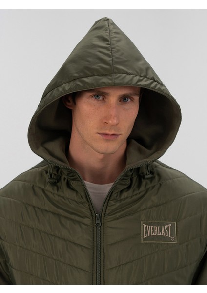 Boxing Club 2.0 Full Zip Haki Erkek Kalın Sweatshirt