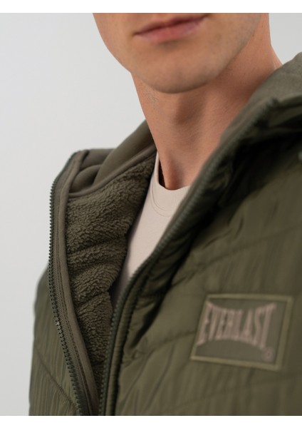 Boxing Club 2.0 Full Zip Haki Erkek Kalın Sweatshirt