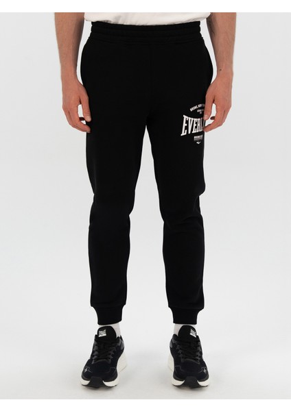 Bronx Nyc Regular Siyah Erkek Eşofman Altı