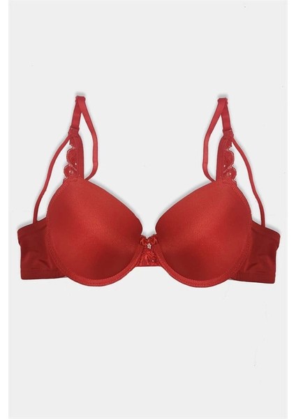 Kırmızı Destekli Sütyen 977