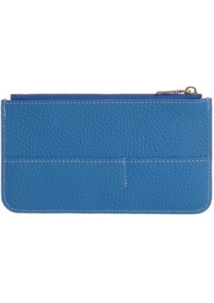 Lexis Mavi Hakiki Deri Fermuarlı Kartlık fiyatları