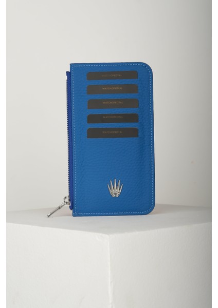 Lexis Mavi Hakiki Deri Fermuarlı Kartlık modelleri