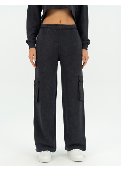 Cool Relax Wmn Comfort Antrasit Kadın Cepli Eşofman Altı