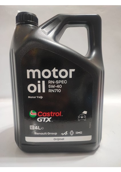 Gtx 5W-40 4lt Motor Yağı Renault Dolum Yağı