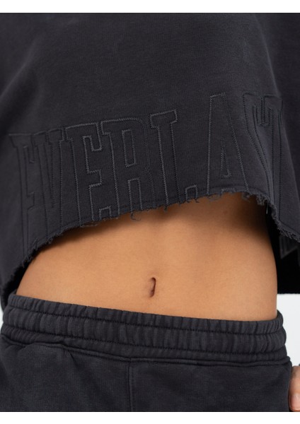 Cool Relax Wmn Antrasit Kadın Crop Sweatshirt indirimleri