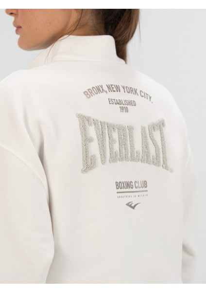 Bronx Nyc Beyaz Kadın Sweatshirt fırsatları