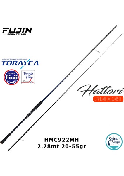 Madcast HMC922MH 2.78MT 20-55GR (2p) Spin Kamış